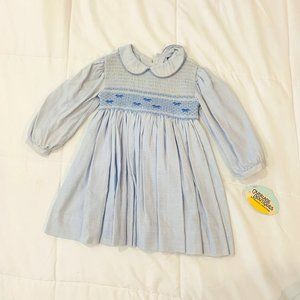 Carriage Boutique Blue Tie Back Dress